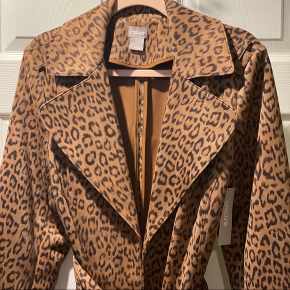 Chico's Jackets & Blazers - Chico’s Faux Suede Trench Coat